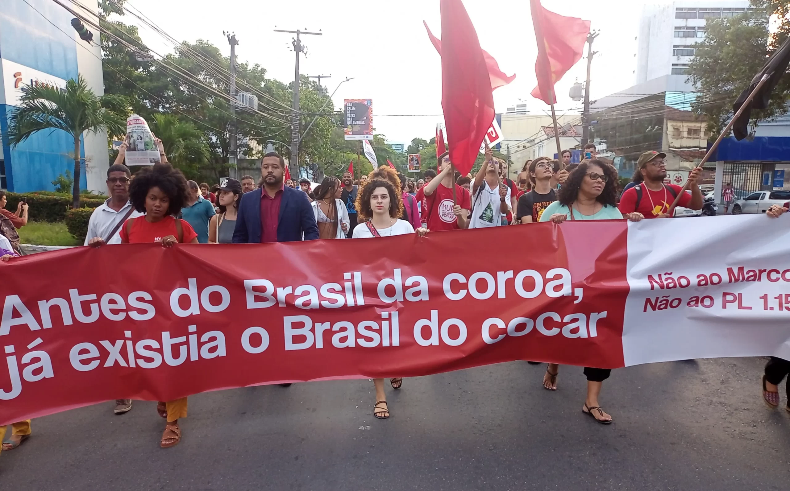 Fórum participa de Ato em Recife contra Marco Temporal